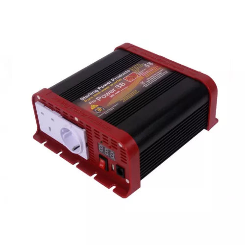 Sterling Power SIB12600 SB Series Twin 12V 600W Pro Power Pure Sine Wave Inverter