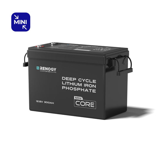 Renogy 12V 300Ah Core Series Deep Cycle Lithium Iron Phosphate Battery（Mini Series）