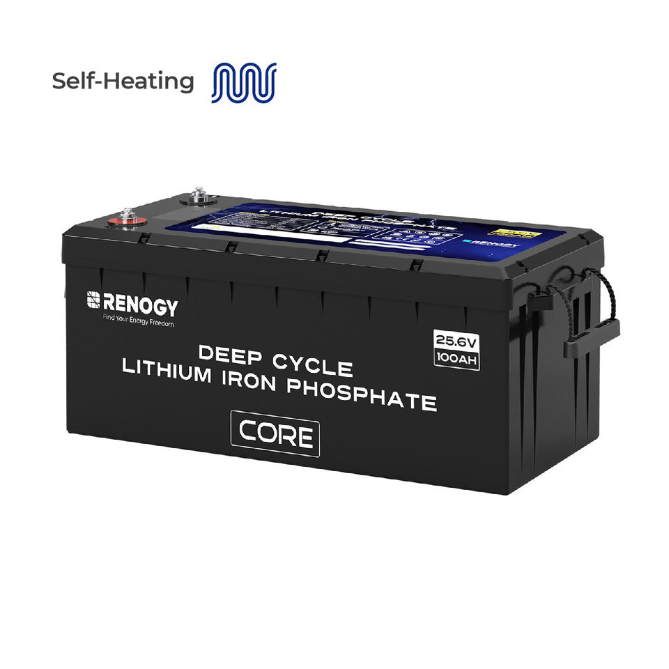 Renogy 24V 100Ah Core Series Lithium Iron Phosphate Battery