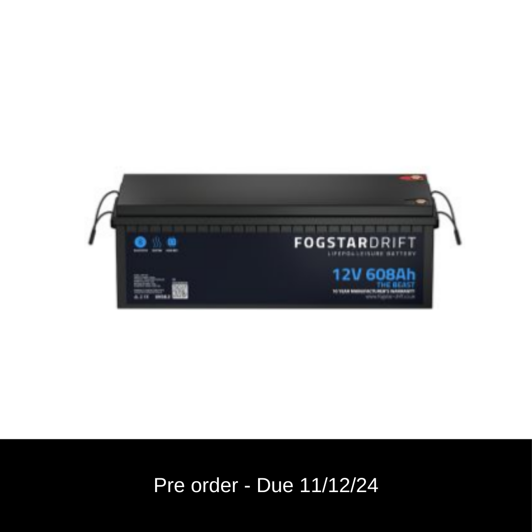 Fogstar Drift 608Ah – 12V lithium leisure battery