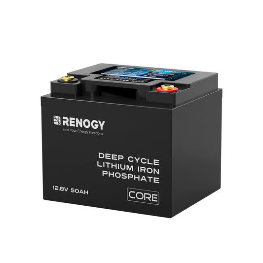 Renogy CORE 12V 50A Core Series Deep Cycle Lithium Iron Phosphate Battery